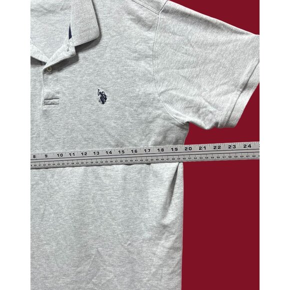 U.S Polo ASSN - Men's Short Sleeve T-Shirt - Grey - Large - Picture 3 of 14
